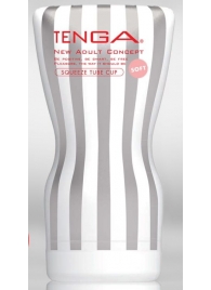Мастурбатор TENGA Squeeze Tube Cup Soft - Tenga - в Химках купить с доставкой