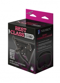 Черный пояс для насадок BEST CLASS STRAP - LOVETOY (А-Полимер) - купить с доставкой в Химках