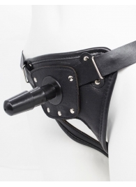 Черный пояс для насадок CLASS STRAP Restyling - LOVETOY (А-Полимер) - купить с доставкой в Химках