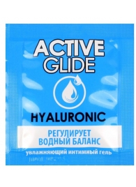 Лубрикант на водной основе Active Glide с гиалуроновой кислотой - 3 гр. - Биоритм - купить с доставкой в Химках