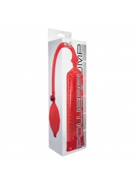 Красная вакуумная помпа Power Pump Red - Toy Joy - в Химках купить с доставкой