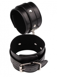 Черные оковы Classic Ankle Cuffs - Chisa - купить с доставкой в Химках