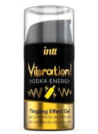 Жидкий интимный гель с эффектом вибрации Vibration! Vodka Energy - 15 мл. - INTT - купить с доставкой в Химках