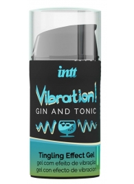 Жидкий интимный гель с эффектом вибрации Vibration! Gin   Tonic - 15 мл. - INTT - купить с доставкой в Химках