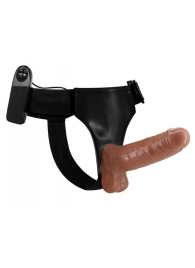 Страпон на трусиках с вибрацией Ultra Passionate Harness - 16 см. - Baile - купить с доставкой в Химках