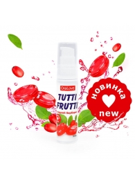 Гель-смазка Tutti-frutti со вкусом барбариса - 30 гр. - Биоритм - купить с доставкой в Химках