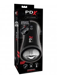 Черный автоматический мастурбатор-ротик Moto Stroker - Pipedream - в Химках купить с доставкой