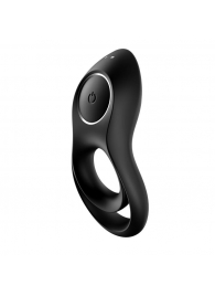 Черное эрекционное виброкольцо Legendary Duo - Satisfyer - в Химках купить с доставкой