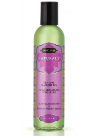 Массажное масло Naturals Island Passion Berry с ароматом тропических фруктов - 236 мл. - Kama Sutra - купить с доставкой в Химках