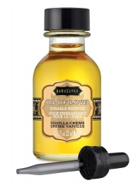 Масло для ласк с ароматом ванили Oil of Love Vanilla Creme - 22 мл. - Kama Sutra - купить с доставкой в Химках