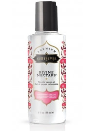 Гель-лубрикант на водной основе Divine Nectars Strawberry Dream с ароматом клубники - 150 мл. - Kama Sutra - купить с доставкой в Химках