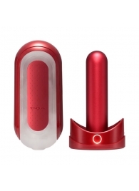 Красный мастурбатор Flip Zero Red   Warmer с подогревом - Tenga - в Химках купить с доставкой