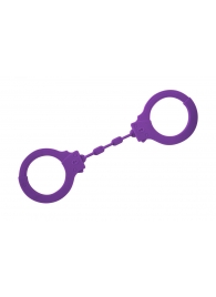 Фиолетовые силиконовые поножи Limitation - Lola Games - купить с доставкой в Химках