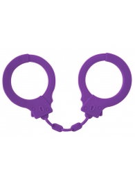 Фиолетовые силиконовые поножи Limitation - Lola Games - купить с доставкой в Химках