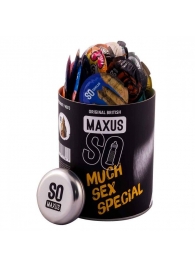 Текстурированные презервативы в кейсе MAXUS So Much Sex - 100 шт. - Maxus - купить с доставкой в Химках