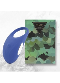 Синее кольцо с вибрацией Thor Cockring - FeelzToys - в Химках купить с доставкой