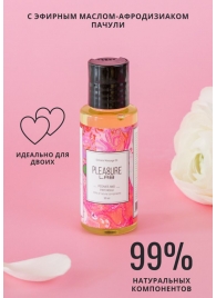 Массажное масло Pleasure Lab Delicate с ароматом пиона и пачули - 50 мл. - Pleasure Lab - купить с доставкой в Химках