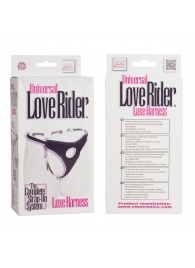 Трусы для страпона с универсальным креплением Universal Love Rider Luxe Harness - California Exotic Novelties - купить с доставкой в Химках