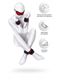 Красно-черный бондажный набор Anonymo - ToyFa - купить с доставкой в Химках