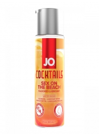 Вкусовой лубрикант на водной основе JO Cocktails Sex On The Beach - 60 мл. - System JO - купить с доставкой в Химках