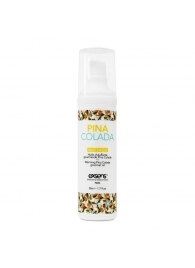 Разогревающее массажное масло с ароматом пина колада Gourmet Pina Colada - 50 мл. - Exsens - купить с доставкой в Химках