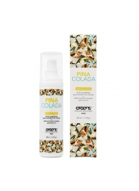 Разогревающее массажное масло с ароматом пина колада Gourmet Pina Colada - 50 мл. - Exsens - купить с доставкой в Химках