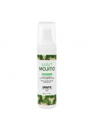 Разогревающее массажное масло с ароматом мохито Gourmet Mint Mojito - 50 мл. - Exsens - купить с доставкой в Химках