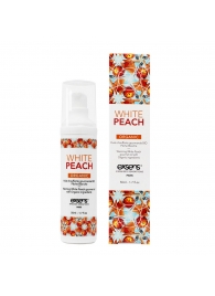 Разогревающее массажное масло Gourmet White Peach Organic с органическими ингредиентами - 50 мл. - Exsens - купить с доставкой в Химках