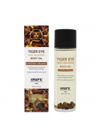 Органическое массажное масло TIGER EYE MACADAMIA - 100 мл. - Exsens - купить с доставкой в Химках