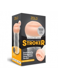 Мастурбатор-ротик ZOLO DEEP THROAT - Zolo - в Химках купить с доставкой