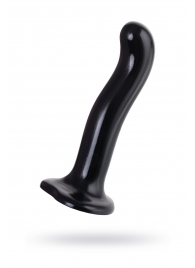 Черный стимулятор для пар P G-Spot Dildo Size L - 19 см. - Strap-on-me - в Химках купить с доставкой