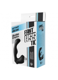 Черный вибромассажер простаты FantASStic Vibrating Prostate Massager - 11,3 см. - Dream Toys - в Химках купить с доставкой