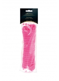 Розовая веревка для связывания Sweet Caress Rope - 10 метров - Sweet Caress - купить с доставкой в Химках