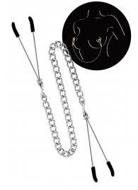Регулируемые зажимы для сосков Sweet Caress Nipple Chain - Sweet Caress - купить с доставкой в Химках