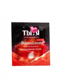 Разогревающий гель-лубрикант Stimulove Strong в одноразовой упаковке - 4 гр. - Биоритм - купить с доставкой в Химках