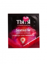 Возбуждающий крем для женщин Sextaz-W в одноразовой упаковке - 1,5 гр. - Биоритм - купить с доставкой в Химках