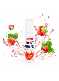 Гель-смазка Tutti-frutti с земляничным вкусом - 30 гр. - Биоритм - купить с доставкой в Химках