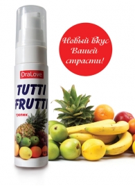 Гель-смазка Tutti-frutti со вкусом тропических фруктов - 30 гр. - Биоритм - купить с доставкой в Химках