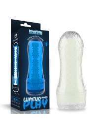 Светящийся в темноте мастурбатор Lumino Play Masturbator Ribbed - Lovetoy - в Химках купить с доставкой