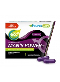 Возбуждающее средство для мужчин Mans Power plus - 10 капсул (0,35 гр.) +1 в подарок - SuperCaps - купить с доставкой в Химках