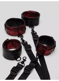 Изысканный набор фиксаций на кровати Reversible Under Mattress Restraint Set - Fifty Shades of Grey - купить с доставкой в Химках