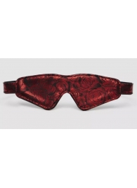 Двусторонняя красно-черная маска на глаза Reversible Faux Leather Blindfold - Fifty Shades of Grey - купить с доставкой в Химках