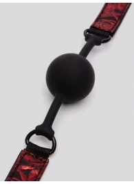 Кляп-шар на двусторонних ремешках Reversible Silicone Ball Gag - Fifty Shades of Grey - купить с доставкой в Химках