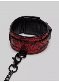 Красно-черные оковы Reversible Faux Leather Ankle Cuffs - Fifty Shades of Grey - купить с доставкой в Химках