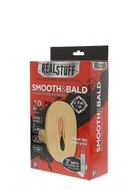 Мастурбатор-вагина с вибрацией и выносным пультом управления REALSTUFF SMOOTH   BALD - Dream Toys - в Химках купить с доставкой