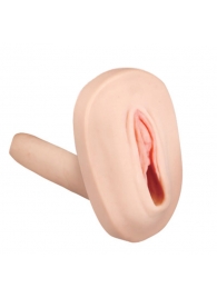 Мастурбатор-вагина с вибрацией и выносным пультом управления REALSTUFF SMOOTH   BALD - Dream Toys - в Химках купить с доставкой