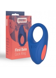 Синее эрекционное кольцо RRRING First Date Cock Ring - FeelzToys - в Химках купить с доставкой