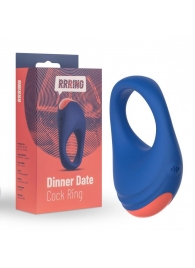 Синее эрекционное кольцо RRRING Dinner Date Cock Ring - FeelzToys - в Химках купить с доставкой