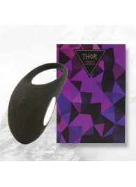 Черное эрекционное виброкольцо Thor Cockring - FeelzToys - в Химках купить с доставкой