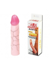 Удлиняющая насадка на пенис Deep Love - 21,5 см. - Baile - в Химках купить с доставкой